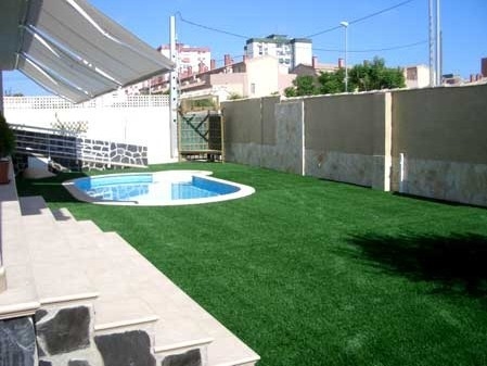 Natural Appearance 4000Dtex Home Artificial Turf Grass16mm, Gauge 5/32 for Landscaping