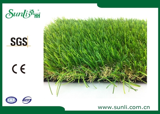 11600Dtex Outdoor Artificial Turf  35mm Gauge 3 / 8  Natural Landscaping Artificial Grass
